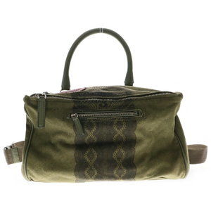 Givenchy Pandora Shoulder Bag EF GG handbag Khaki Green